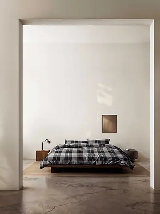 MARC O'POLO HOME | Flanell Bettwäsche ALVAR 70x90cm/140x200cm New Black | 